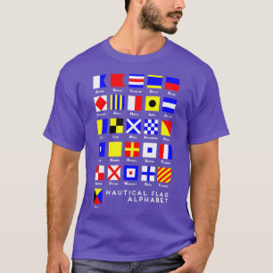 Nautical Signal Flag Alphabet T-shirt