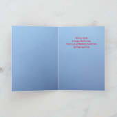 Nautical Signal Flag Happy Birthday Greeting Kaart (Binnen)