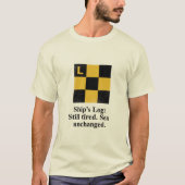 Nautical Signal Flag L T-Shirt | Funny Boater Gift (Voorkant)