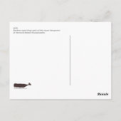 Nautical Signal Flag Nantucket Briefkaart (Achterkant)