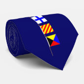 Nautical Signal Flag Stropdas A t/m Z op één hijis (Opgerold)