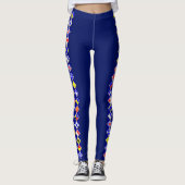 Nautical Signal Flags Decor on Leggings (Voorkant)