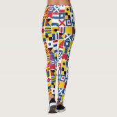 Nautical Signal Flagtern Leggings (Achterkant)