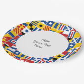 Nautical Signal Flagtern Papieren Bordje (Gekanteld)