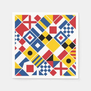 Nautical Signal Flagtern Servet