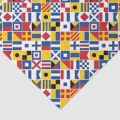 Nautical Signal Flagtern Tissuepapier (Detail)