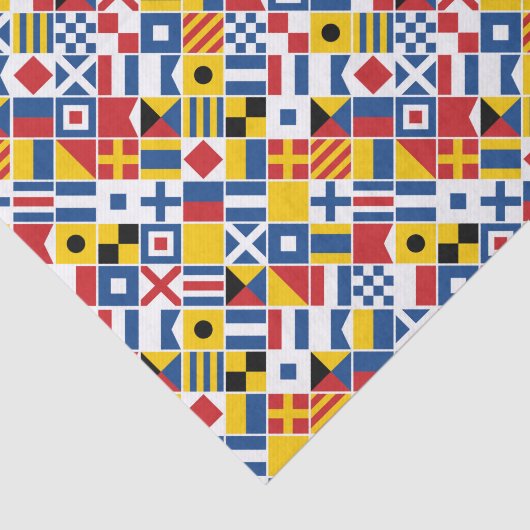 Nautical Signal Flagtern Tissuepapier (Detail)