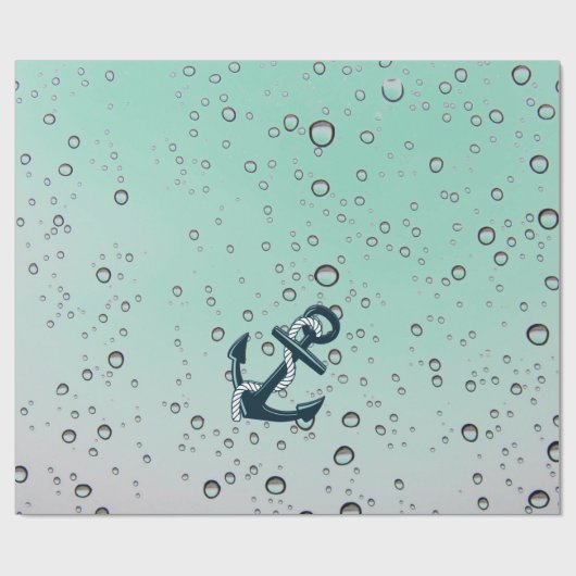 Nautical Sinking Anchor Cadeaupapier (Vlak)