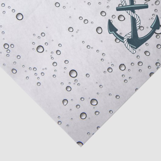 Nautical Sinking Anchor Tissuepapier (Detail)