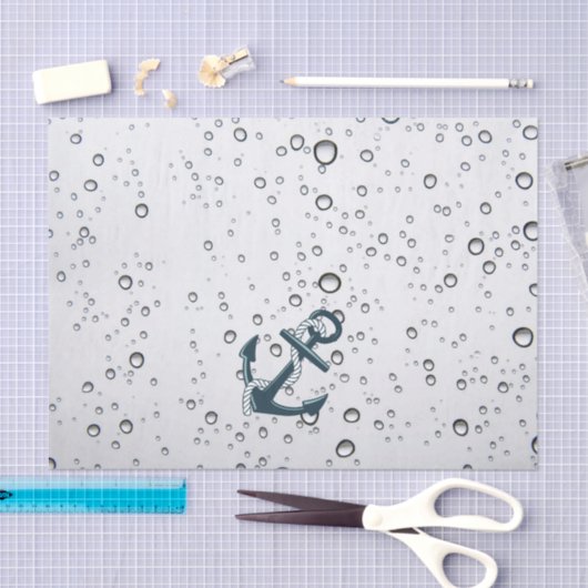 Nautical Sinking Anchor Tissuepapier (Craft)