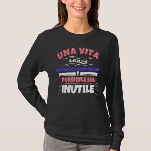 Nautical Ski Wakeboard Sport T-shirt (Voorkant)