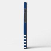 Nautical Spirit Anker, Marineblauw Case-Mate iPhone Case (Achterkant / Links)
