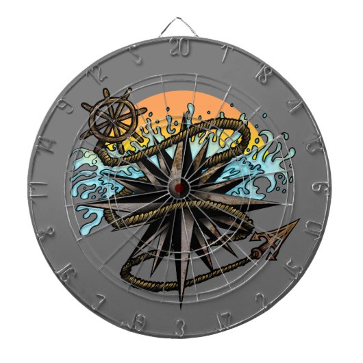 Nautical Splash Dartbord (Voorkant)