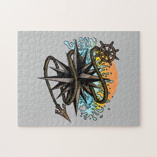 Nautical Splash Legpuzzel (Horizontaal)