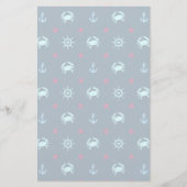 Nautical Star Pattern Briefpapier (Voorkant)