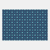 Nautical Star Pattern Inpakpapier Vel (Voorkant 3)