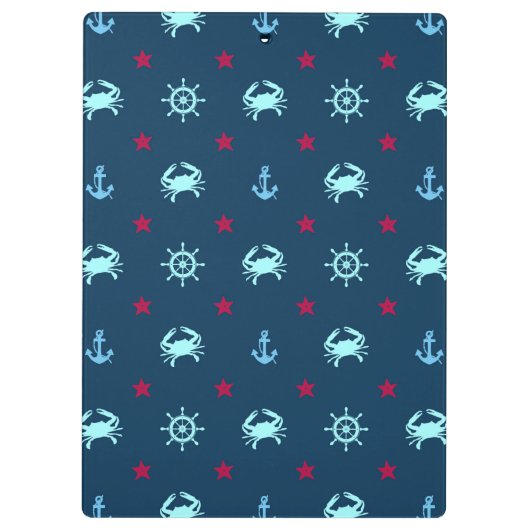 Nautical Star Pattern Klembord (Achterkant)