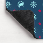 Nautical Star Pattern Muismat (Hoek)