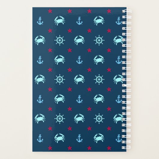 Nautical Star Pattern Planner (Achterkant)