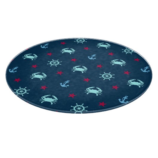 Nautical Star Pattern Snijplank (Hoek)