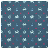 Nautical Star Pattern Stof (Swatch)