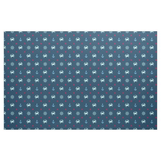 Nautical Star Pattern Stof (Fat Quarter)