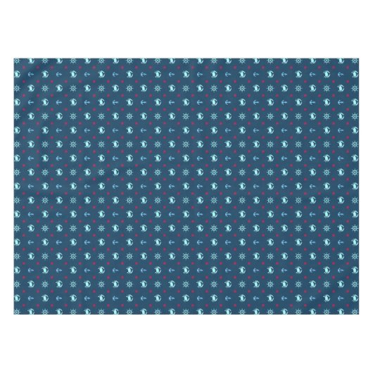 Nautical Star Pattern Tafelkleed (Voorkant (Horizontaal))