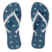 Nautical Star Pattern Teenslippers (Voetbed)