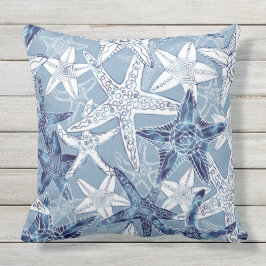 Nautical Starfish Buitenkussen