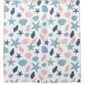 Nautical Starfish Douchegordijn (Voorkant)