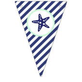 Nautical Starfish Happy Birthday Banner (Eerste vlag)