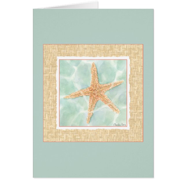 Nautical Starfish in Water (Voorkant)