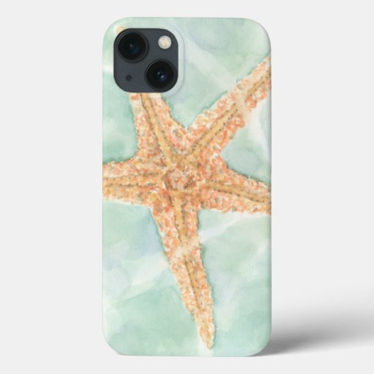 Nautical Starfish in Water Case-Mate iPhone Case (Achterkant)