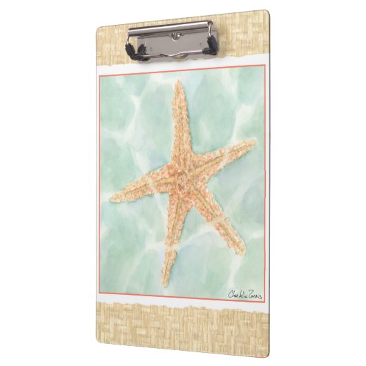Nautical Starfish in Water Klembord (Links)