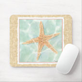 Nautical Starfish in Water Muismat (Met muis)