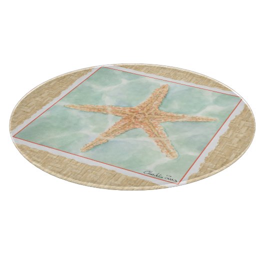 Nautical Starfish in Water Snijplank (Hoek)