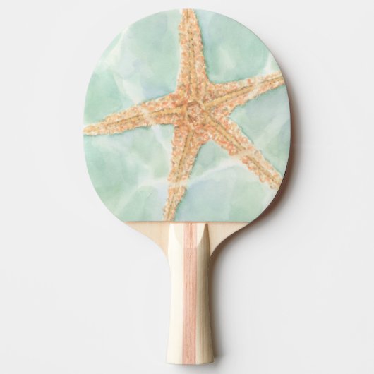 Nautical Starfish in Water Tafeltennisbatje (Voorkant)