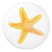 Nautical Starfish Keramische Knop (Voorkant)