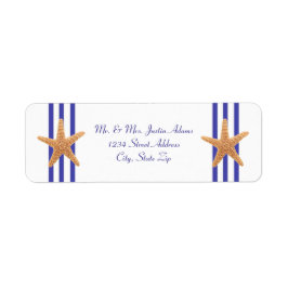 Nautical Starfish - Return Address Labels