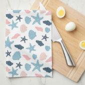 Nautical Starfish Theedoek (Quarter Fold)