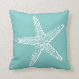 Nautical Starfish U Pick Background Colors Kussen