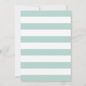 Nautical Starfish Wedding Invitation Kaart (Achterkant)