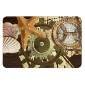 Nautical Steampunk Gears Magneet (Horizontaal)