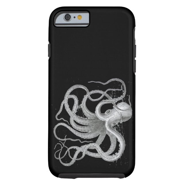 Nautical Steampunk Octopus  Kraken science Case-Mate iPhone Case (Achterkant)