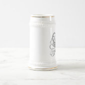 Nautical steampunk octopus tekening stein bierpul (Center)