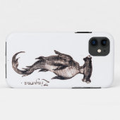 Nautical steampunk  science kraken tekening Case-Mate iPhone case (Achterkant (horizontaal))