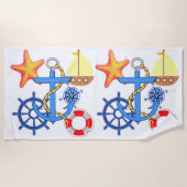 Nautical strandlaken (Voorkant)