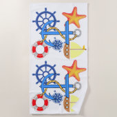 Nautical strandlaken (Voorkant)