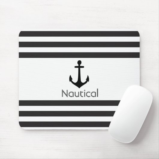 Nautical Stripe, Anchor Muismat (Met muis)