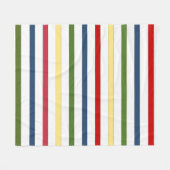 Nautical Stripe Fleece Blanket (Voorkant (Horizontaal))